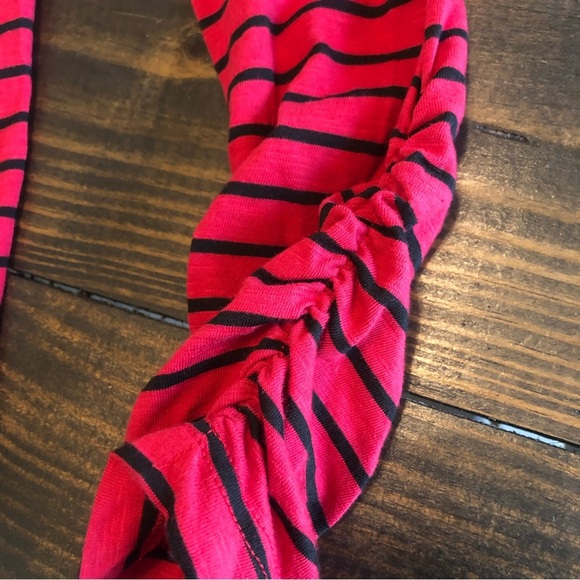 Striped Ruched Turtleneck Shirt Layering Piece Fall Winter Minimalist Retro - Picture 9 of 11